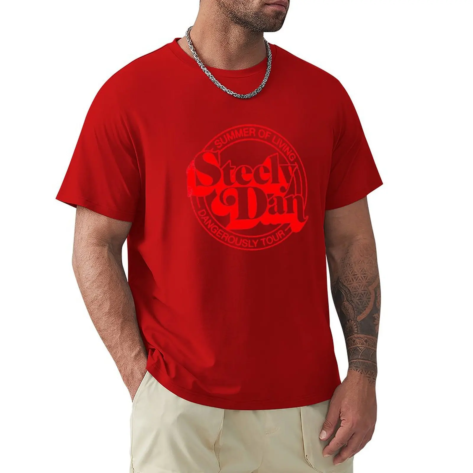 DAN PABILA ESOK - SUMMER OF LIVING T-Shirt tops plus size tops mens white t shirts