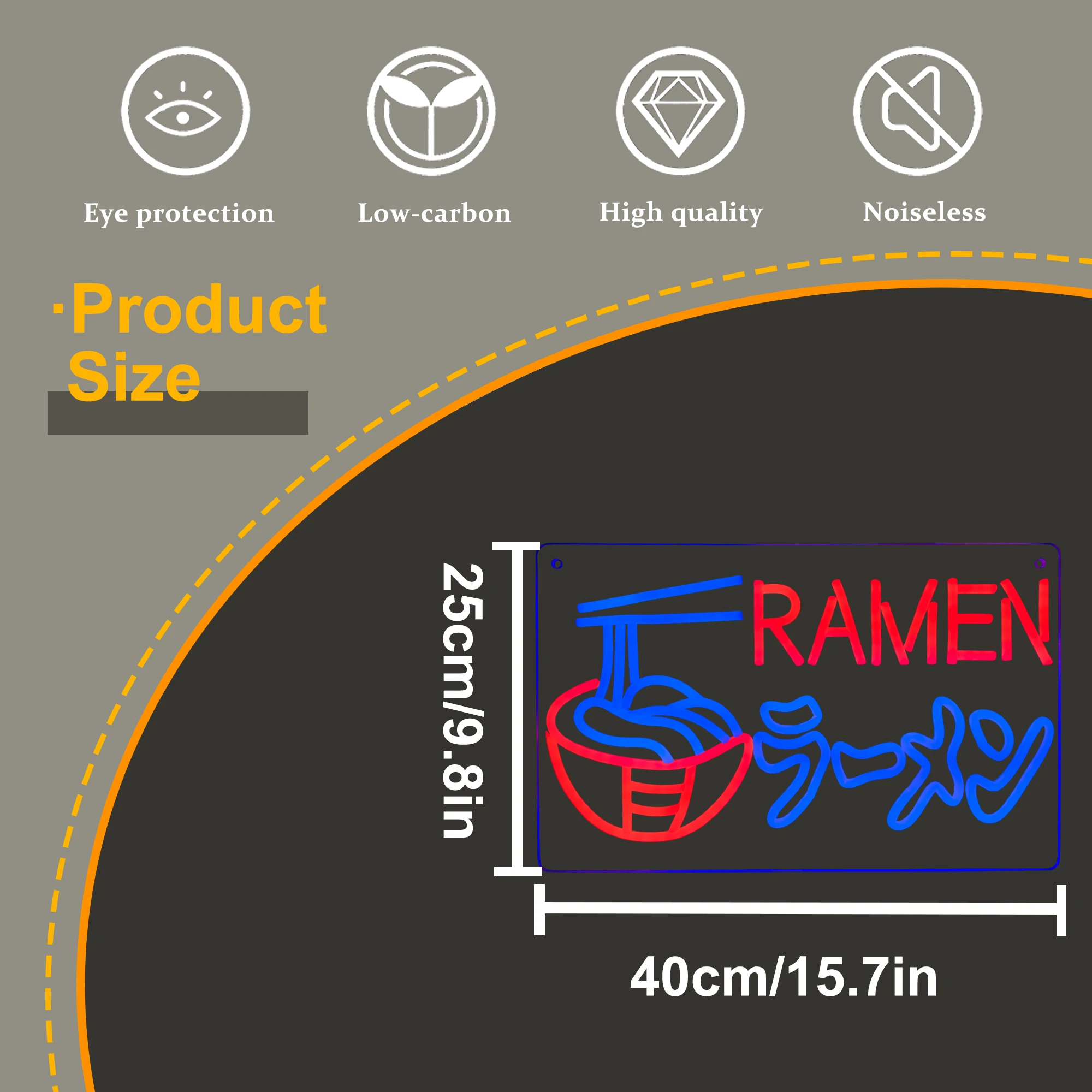 Imagem -04 - Ramen Japonês Noodles Neon Sign Sala de Estar Loja Decoração da Parede Arte Sinal de Néon Led Luz de Néon para Parede