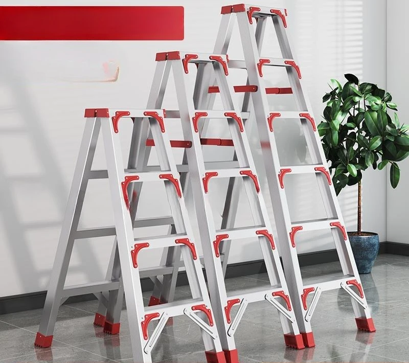 

Aluminum alloy, herringbone ladder household ladder, folding, telescopic, thickened multi-function