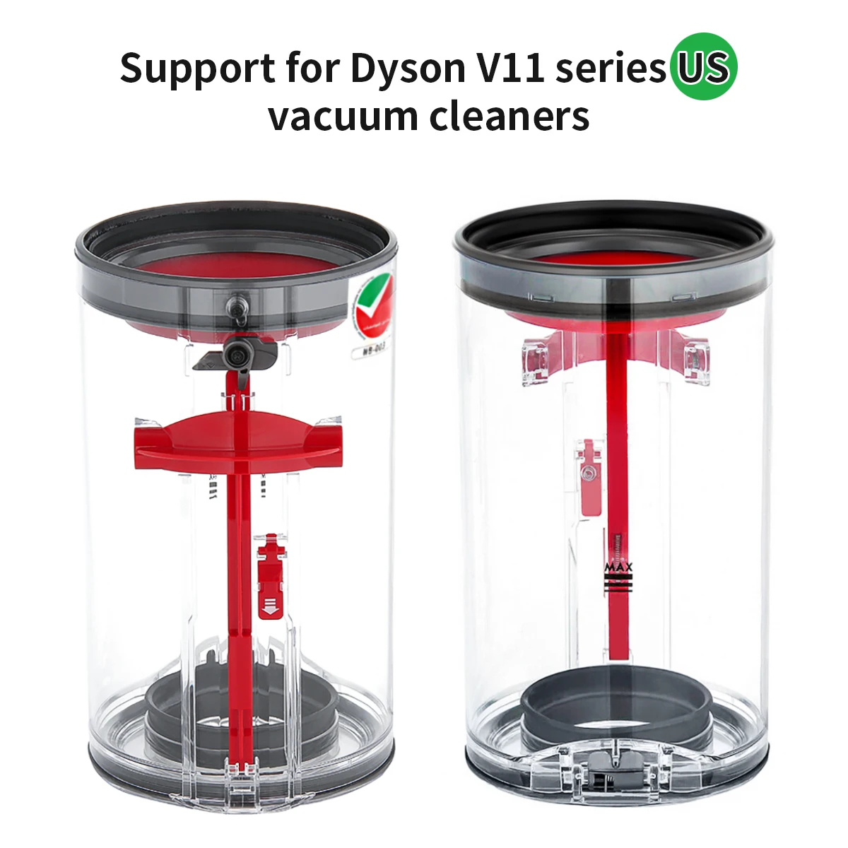 قطع غيار لـ Dyson V10 SV12 V11 V15 SV14 SV15 SV22 غطاء سفلي للمكنسة الكهربائية، حلقة إغلاق تثبيت علوية
