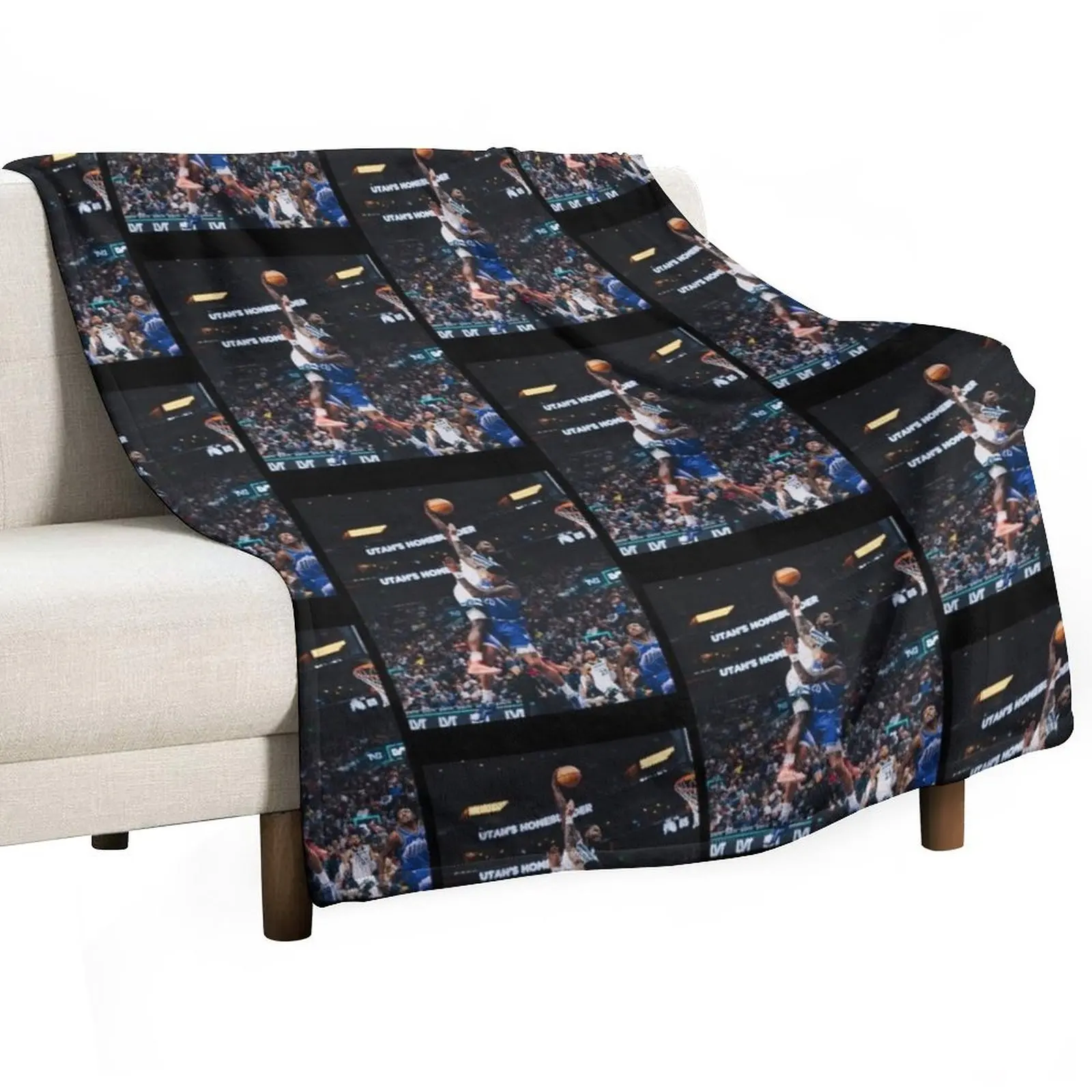 

Anthony Edwards Dunk Throw Blanket Blankets Sofas Of Decoration Bed linens Camping valentine gift ideas Blankets