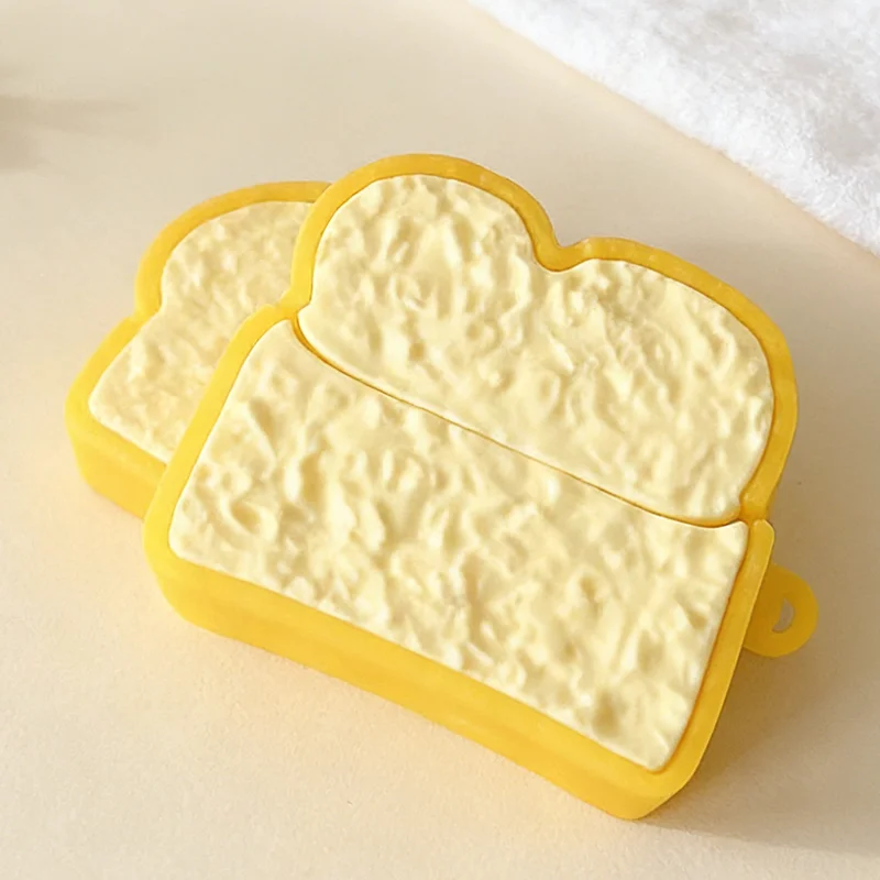 

New Case For Samsung Galaxy Buds3 Pro soft Cute Protective Galaxy Buds3 Pro Covers Shockproof Headphone Cases Cartoon toast