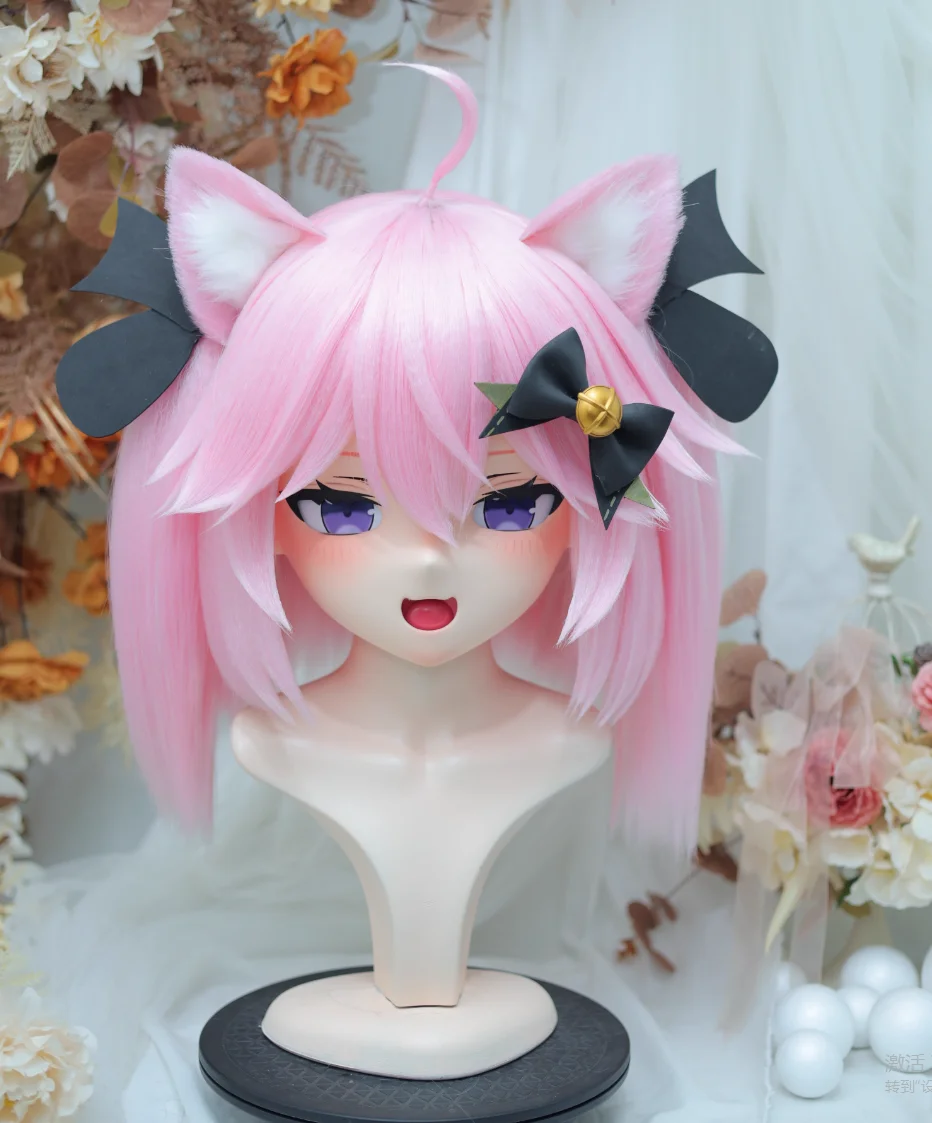 

(NFD36--7)Customize Full Head With Lock Pretty Female/Girl Japanese Animego Character Kig Cosplay Kigurumi Mask Crossdress Doll