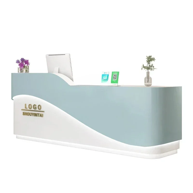 

Bar Counter Cashier Modern Simple Beauty Clothing Store Small Company Reception Desk