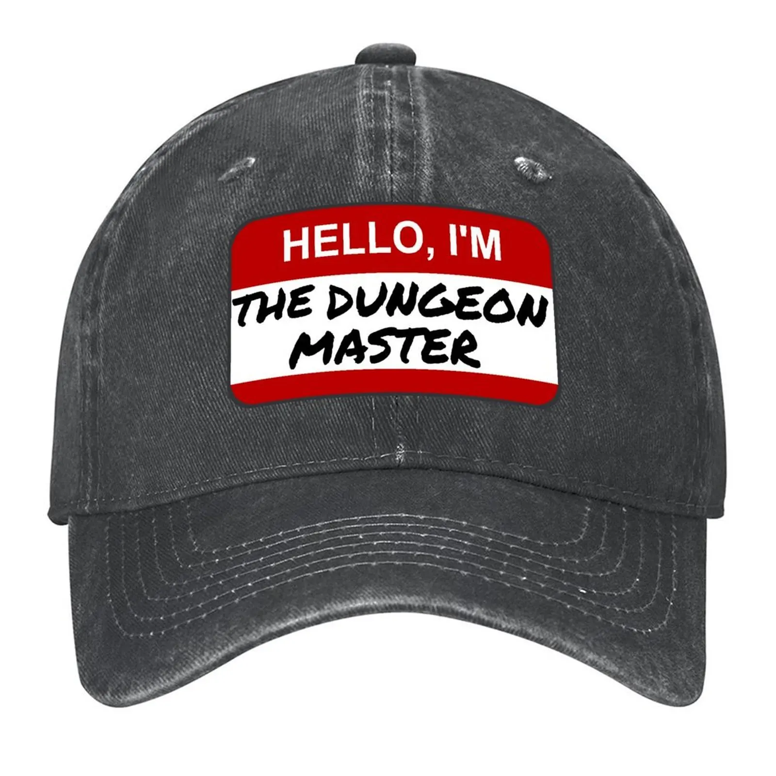 

HELLO, I'M: THE DUNGEON MASTER Baseball Cap winter hats for men Hip Hop derby hat western Hat Woman Men's