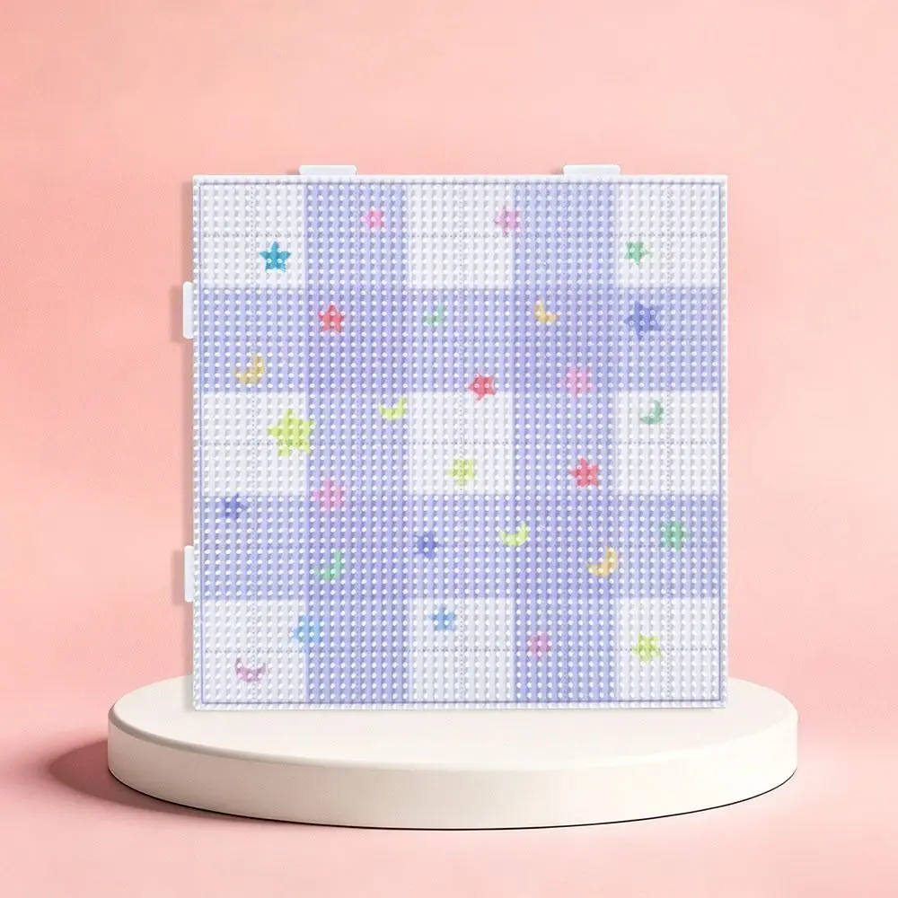Gifts 52/78Pins Fuse Beads Pegboards Heat Resistant Reusable 2mm Bean Board Colorful Square Bead Boards Craft Supplies