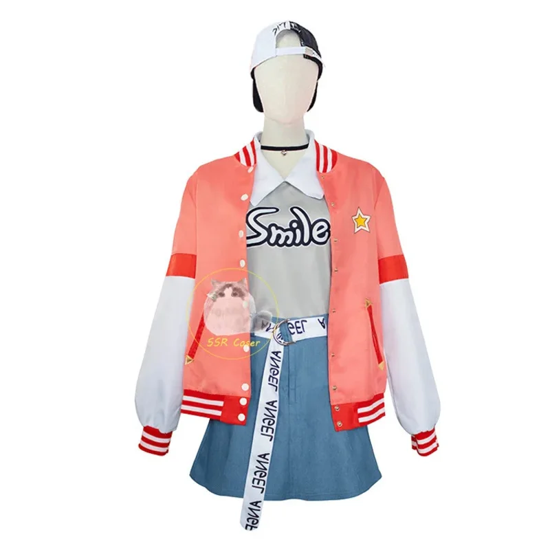 Kostum Cosplay Seragam Panggung Warna-warni Project Sekai Baru 2025 Azusawa Kohane Wig Halloween Pa ☆ ★ ee ☆ ★