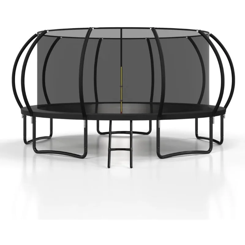 Polar Aurora 10FT 12FT 14FT 16FT Outdoor-Trampolin mit Sicherheitsnetz, verdicktem Federkissen, ASTM-zugelassenes Freizeittrampolin