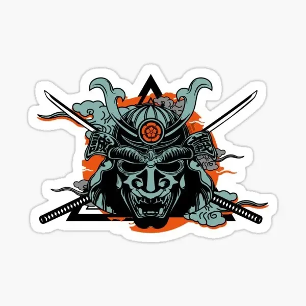 Samurai Ninja Ghost Warrior Creative PVC Sticker for Decorate Car Bicycle Van Truck Helmet Window Wall Fridge Decal Accessorie 2