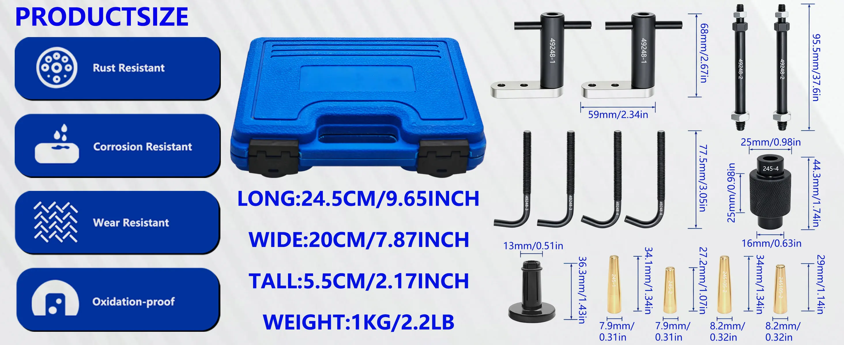 6706 Öl einspritz dichtung werkzeug en-49248 und gm245 Einspritz ventil dichtung werkzeug für die Direkte in spritz ung des gm-Motors – Detail 7