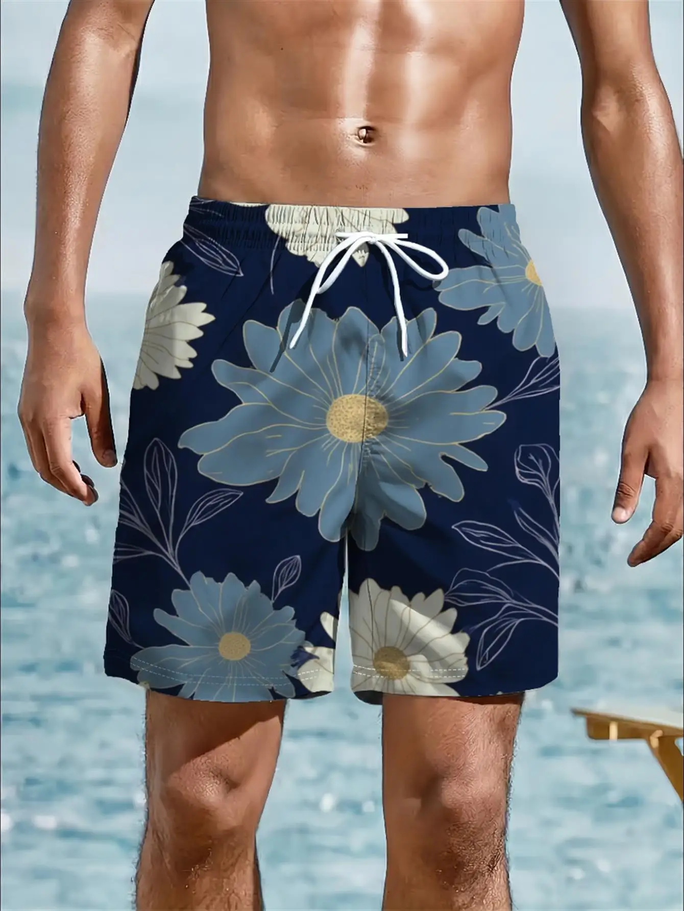 

Мужские пляжные шорты с этническим принтом слонов, быстросохнущие, с завязками на талии, для лета и отдыха на пляже