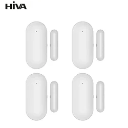 Hot Sale Wireless Magnetic Door & Window Sensor EV1527 Coding Mode RF 433MHz for Home Security Alarm System Burglar Alarm Kits