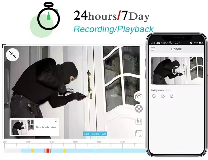 10.1 بوصة شاشة LCD 4MP 4CH كاميرا داخلية تعمل بالطاقة الشمسية 8 PCA 1 سنة 2.8 مللي متر CMOS بطارية تعمل يدعم بطاقة الذاكرة WiFi SD #5