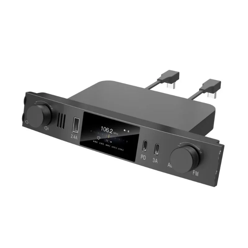 Vehicle Radio Control Module PD+USB Fast Charging Unit For Tesla 2021‑2024 Model 3 / Model Y
