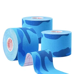 3 Rolls Sports Kinesiology Tape Fitness Muscle Elbow Knee Pain Relieve Therapeutic Adhesive Tape Breathable Waterproof 5cm*5m