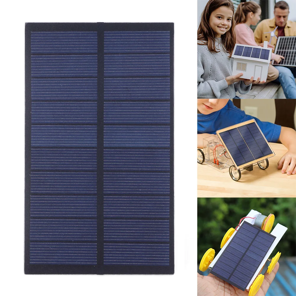 1.5W 5V Portable Solar Panel Mini Solar Charging Panel Solar Epoxy Cell Charger for 3.6-5V Tablet Panel Solar /Lights