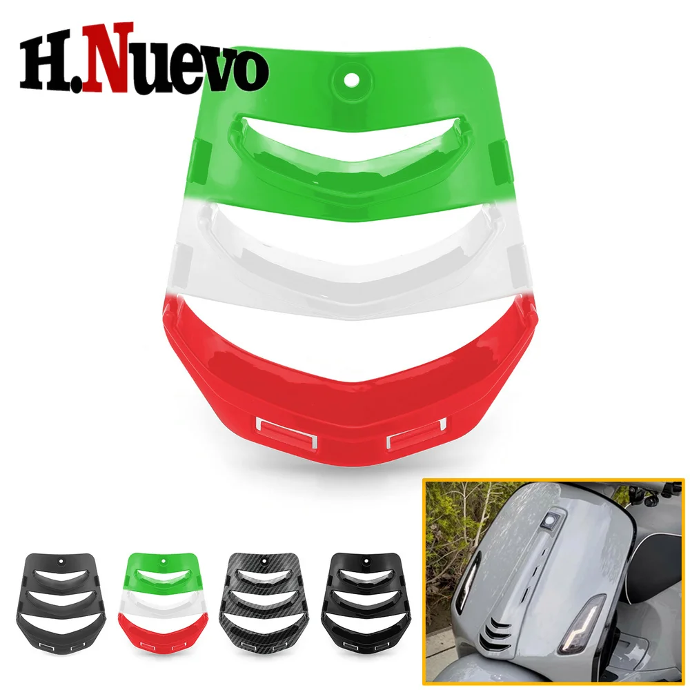 

Motorcycle Accessories Horn Cover Inlay Tie Grill Protector Decorate Guard ABS For Vespa SPRINT 150 50 125 2024