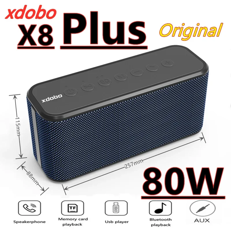 

Bluetooth-Колонка xdobo X8 Plus, водонепроницаемая, 80 Вт