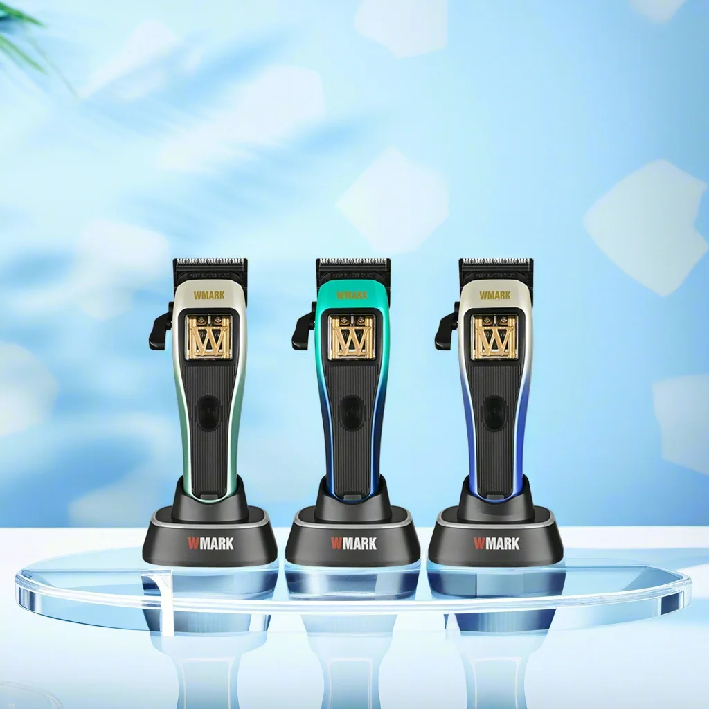 

Профессиональная машинка для стрижки волос, парикмахерская машинка для стрижки волос, векторный двигатель, 10000 об/мин, электрический триммер для мужчин WMARK NG-X1 POLAR, триммер для волос