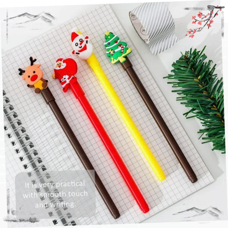 24 Pcs Christmas Cartoon Gel Pens Stationery Pen Office Accessories