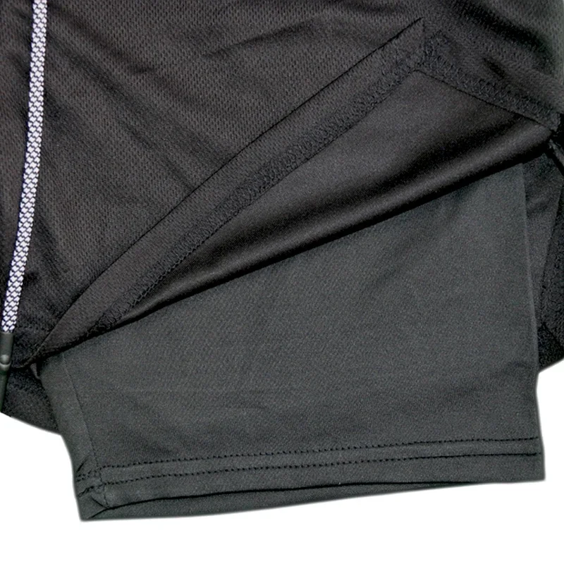 Pantalones cortos con múltiples bolsillos para hombre, Shorts deportivos de Fitness, informales, forrados, para entrenamiento en la playa, estilo