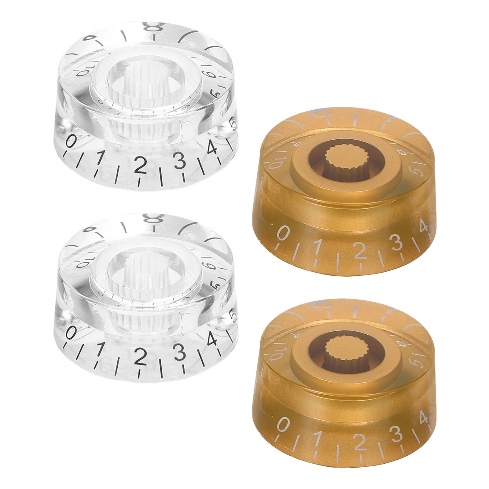 

8Pcs Guitar Volume Knobs Dome Cap Cylindrical Design Textured Grip Smooth Tone Volume Control for Electric Guitars