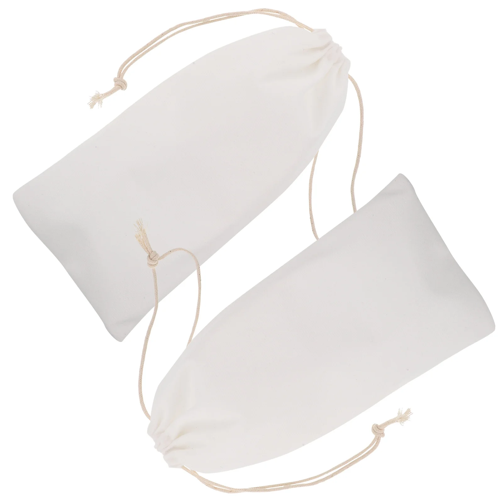 

2 PCS Dance Shoe Storage Bag Canvas Drawstring Pouch Cloth for Jewelry Manual Christmas Sack Bags