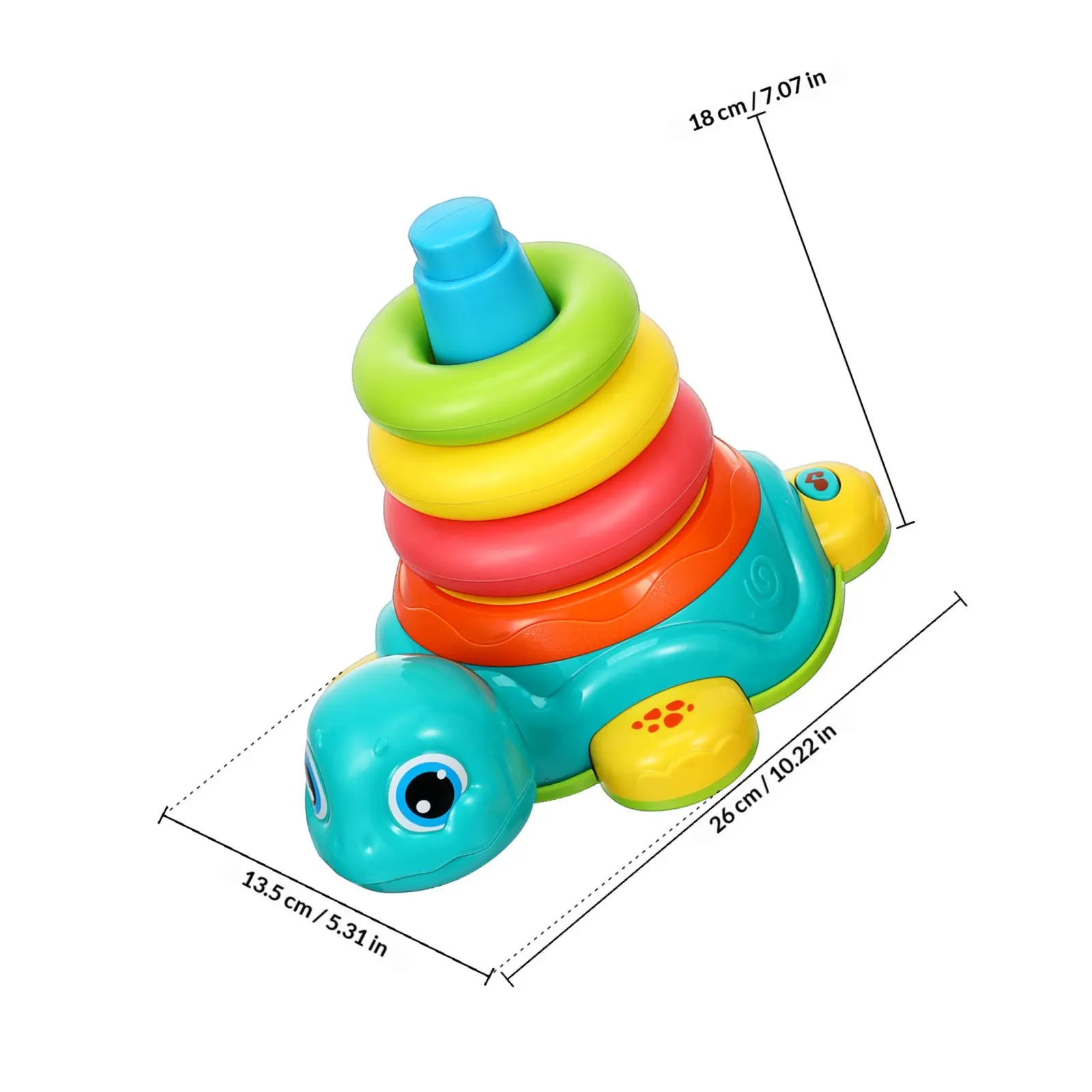 Baby Toy Developmental with Sounds Musical Toys for Toddlers Crawling Early Education Kids Light and
