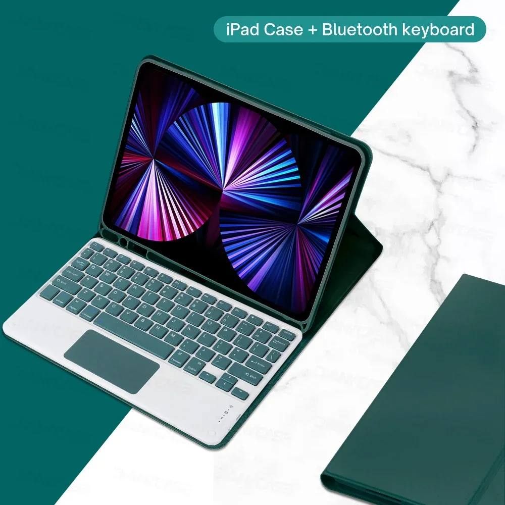 For iPad Keyboard with Case For New Ipad Air 11 M3 2025 Funda Separable Keyboard Cover