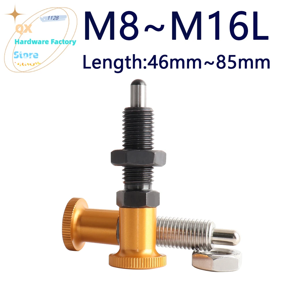 

Multi Functional QX212 Thread lengthening Knob Plunger Reset Spring Positioning Pin Manual Telescopic Fine Tooth Indexing Pin