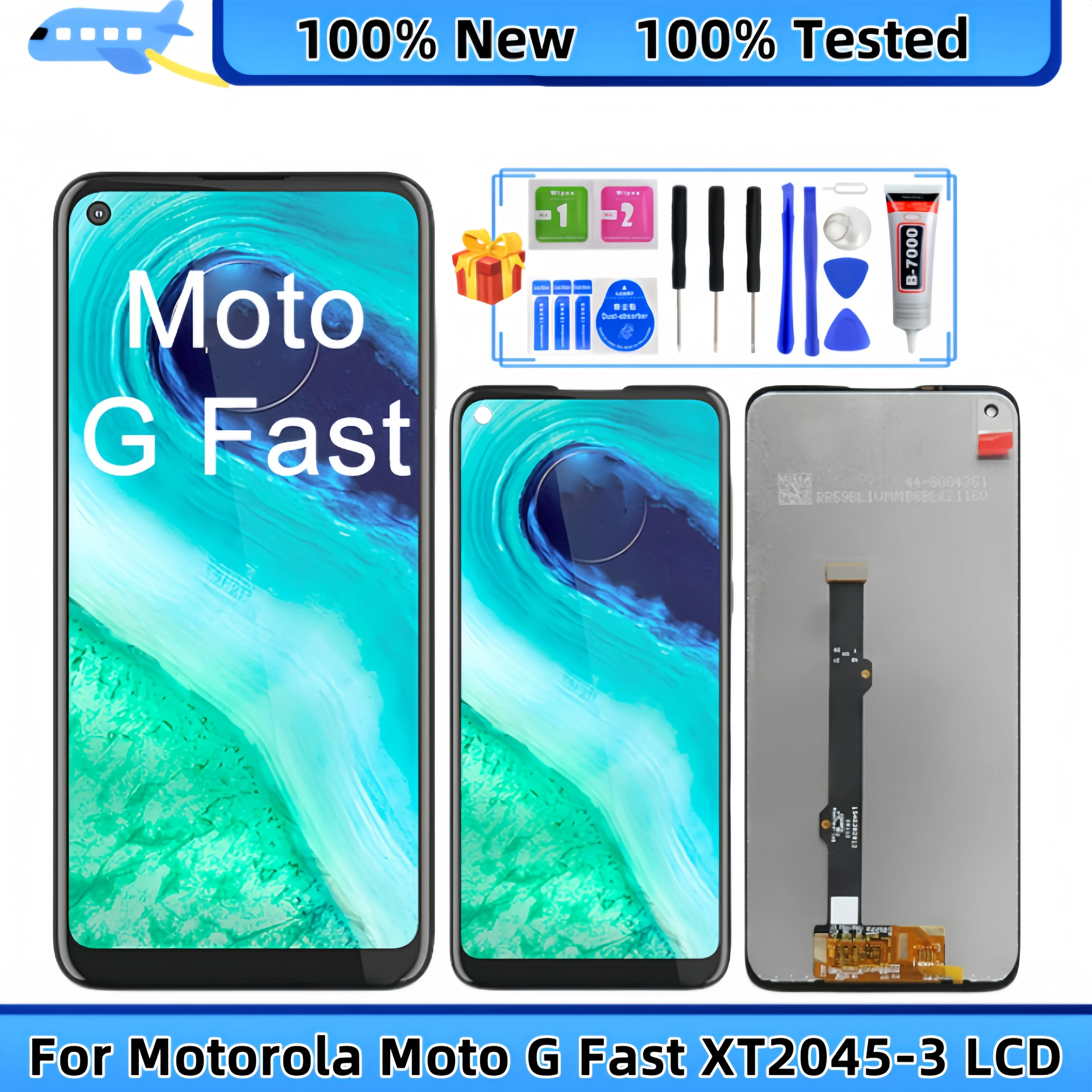 

For Motorola Moto G Fast XT2045-3 LCD Display Touch Screen Digitizer Assembly Replacement