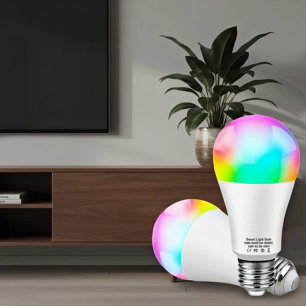 

Умная лампочка 12Вт/15Вт/18Вт - с поддержкой Wi-Fi, работает с голосовыми помощниками