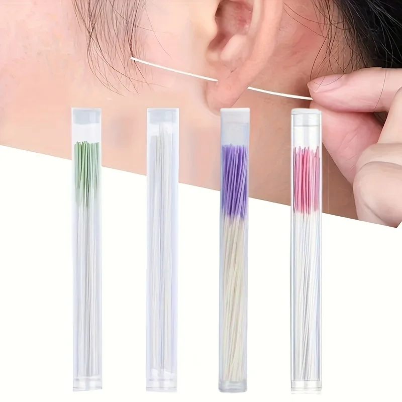 Ear Cleaning Line Set Ear Hole Care Tool Kit Portable Earring Hole Cleaner For Men Women Daily Care To Remove Dirt Eliminates Od