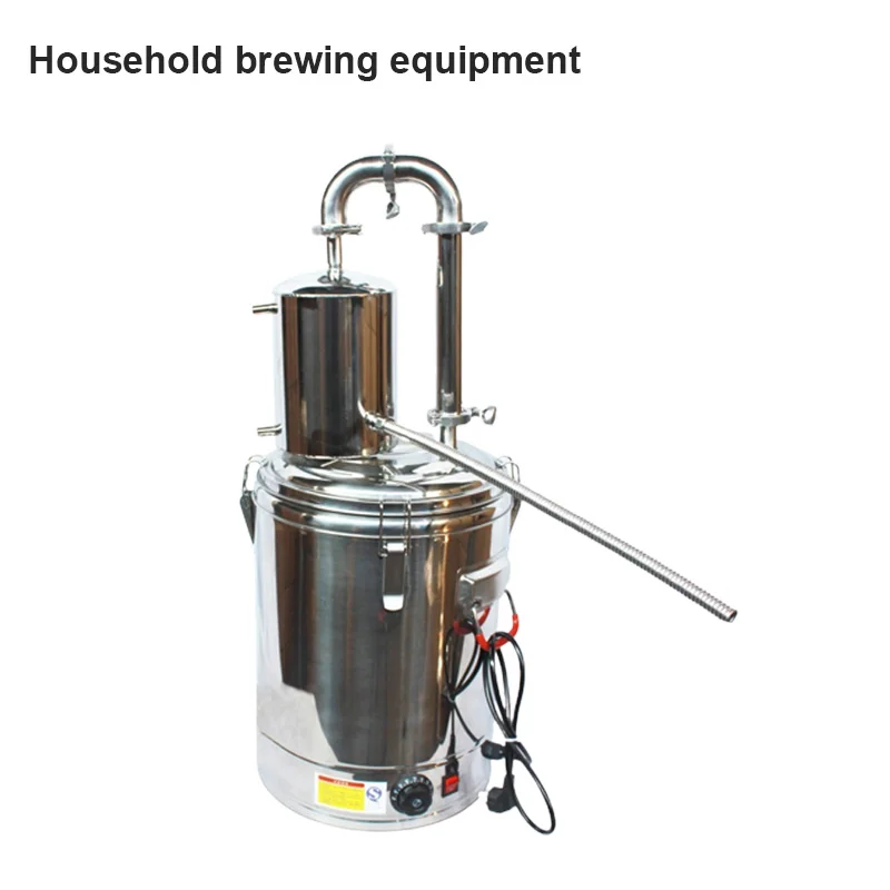 30L/40L/50L/60L Distiller Stainless Steel Bar Household Equipment Wine Limbeck Distilled Water Baijiu Vodka Maker Brew Whisky