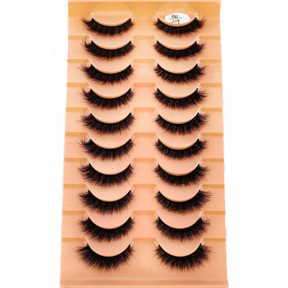 HBZGTLAD New 10 Pairs Natural False Eyelashes Fake Lashes Long Makeup 3d Mink Lashes Extension Eyelash Mink Eyelashes for Beauty