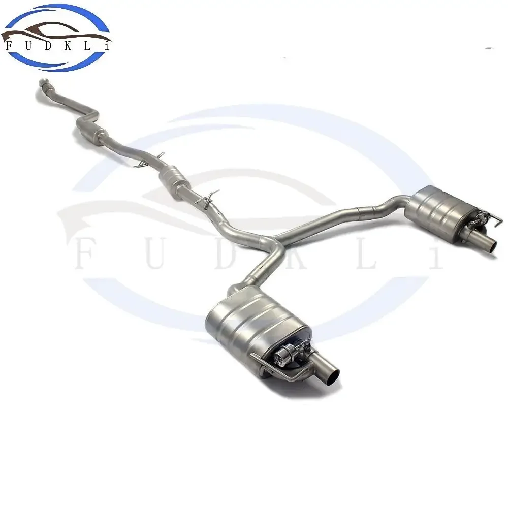 Exhaust System For W205 C200 C260 C300 304 Stainless Steel Exhaust Pipe With Tips Valvetronic Exhaust Muffler