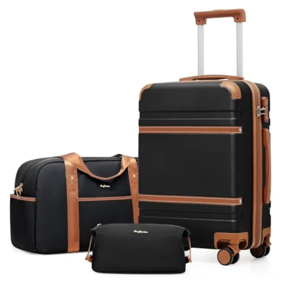 

Carry On Luggage, 20 Inch ABS+PC Hardshell Carry on Suitcase with Spinner Wheels TSA Lock and YKK Zipper