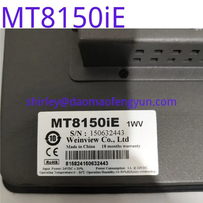 Placa de tela sensível ao toque Weilentong MT6071iE usada interface homem-máquina de controle industrial de 7 polegadas