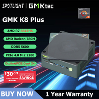 GMKtec K8 Plus AMD R7 8845HS Gaming Mini PC 8-core 16-thread 32GB DDR5 1TB SSD Computer PC Mini Computer PC Gaming Desktop PC