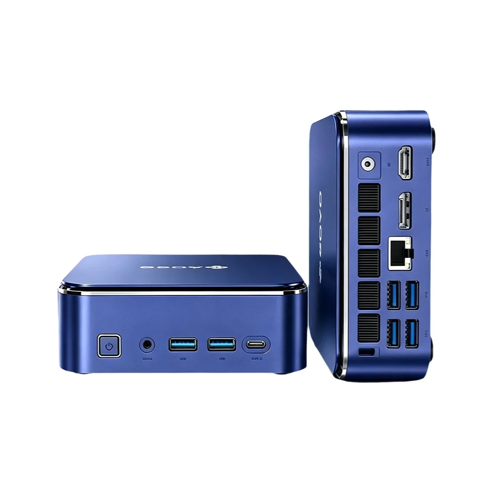 SOYO S5 Air Mini-PC AMD Ryzen 5 7535HS 16GB DDR5 512GB M.2 SSD Windows 11 Pro AMD Radeon Grafik Mini-Desktop-Computer Dual HDMI Type-C RJ45 Home Office Gaming Micro-PC