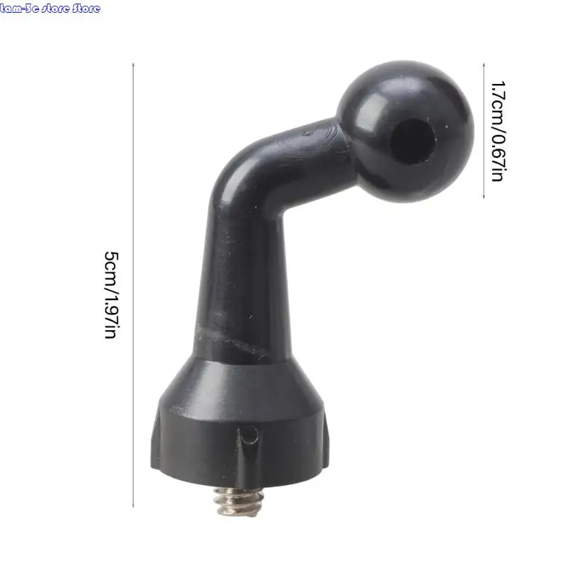 D0UA Алюминиевый сплав -сплав Адаптер 1/4 мужского на 17 мм шариковой головки для смартфона планшета Vlogging