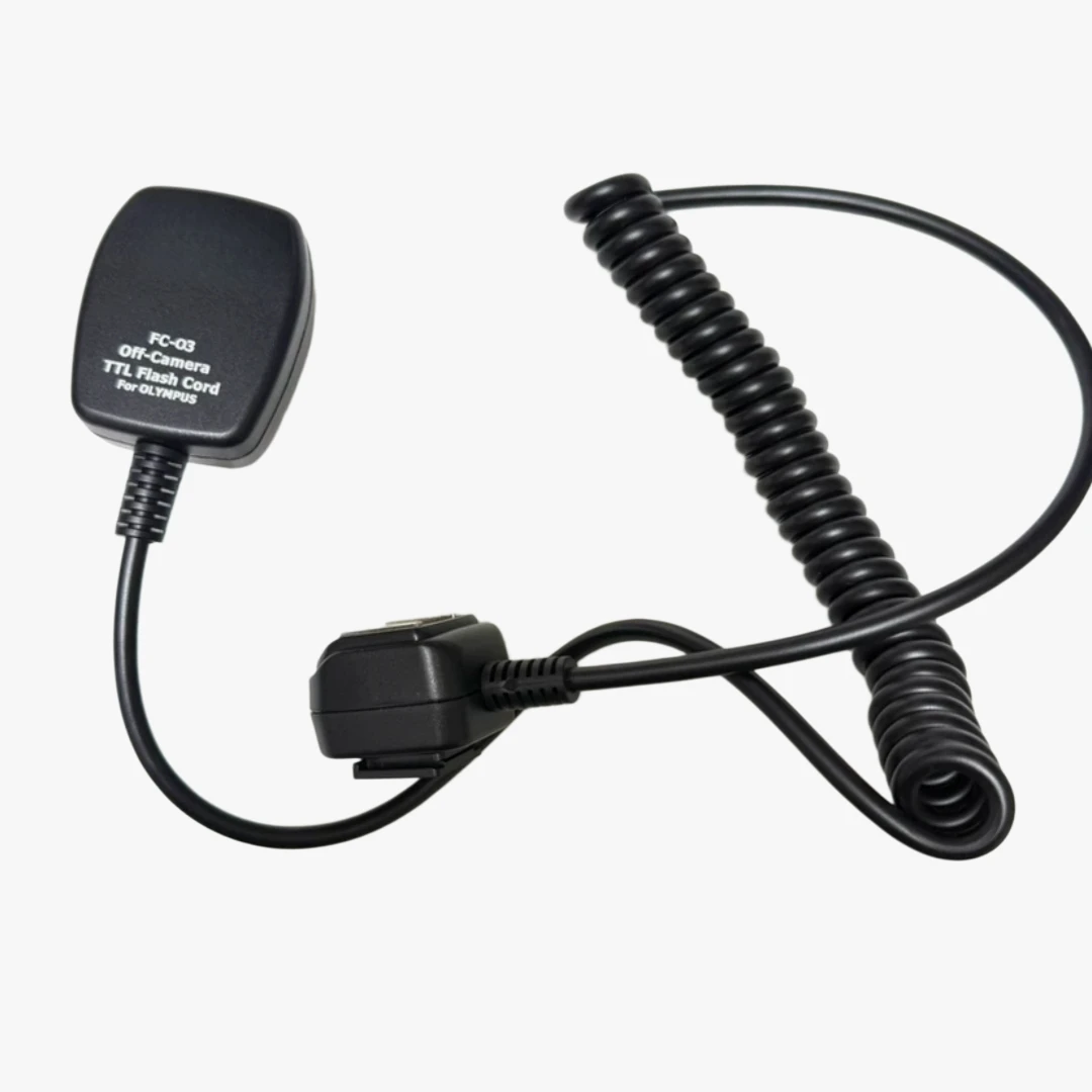 Professional Hot Shoe TTL Flash Connection Cable Off-Camera Flash Sync Trigger Cord Compatible with Olympus Camera Speedlite