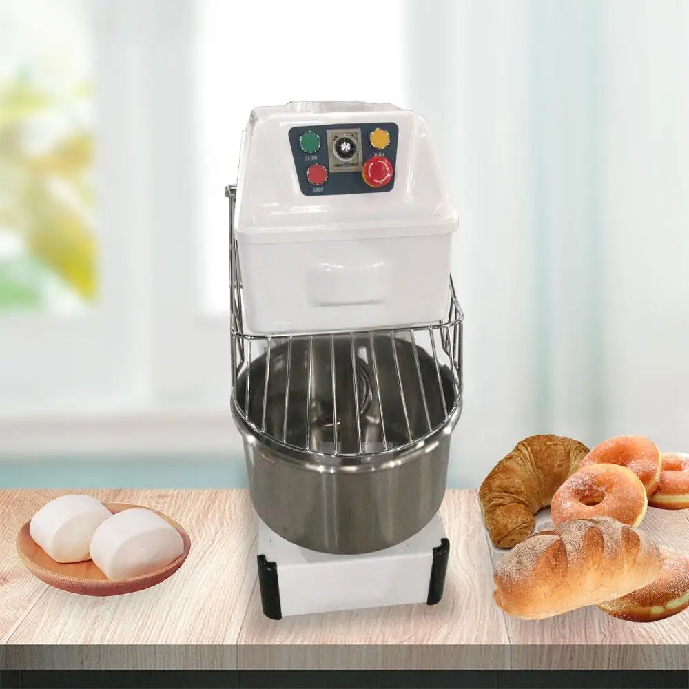 مخبز عجين الخبز الصناعي 100 لتر آلة خلط الدقيق سعة كبيرة سهلة التشغيل خلاط عجينة الخبز للبيع