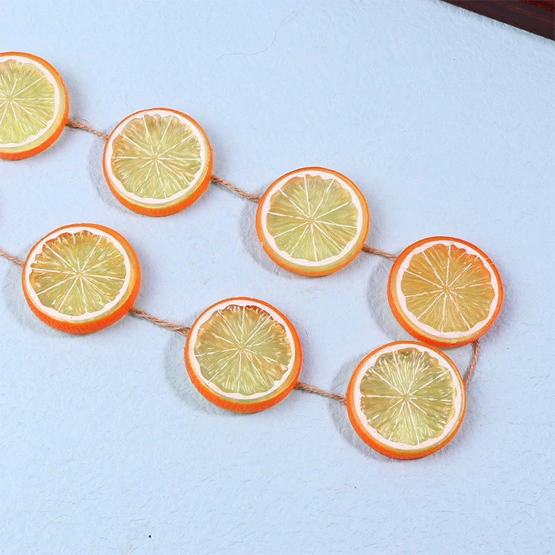 【ZYAA-1】Simulation getrocknete Orangenscheibe Weihnachtsgirlande für Mantel, Haustür, Zuhause, Wand, Tür, Fenster, Weihnachtsbaumdekoration