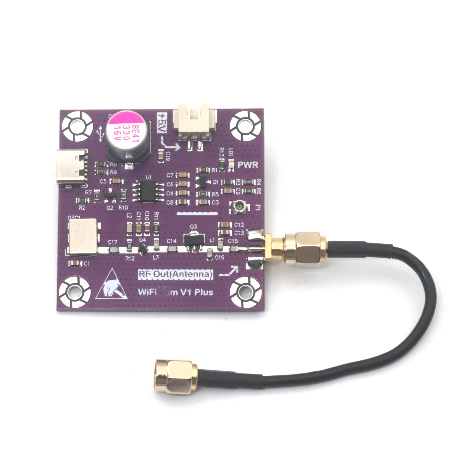 433Mhz-5.8Ghz USB RF VCO module 915Mhz 1.5Ghz 2.4Ghz RF signal Generator RF Point frequency Sweep frequency Signal source module
