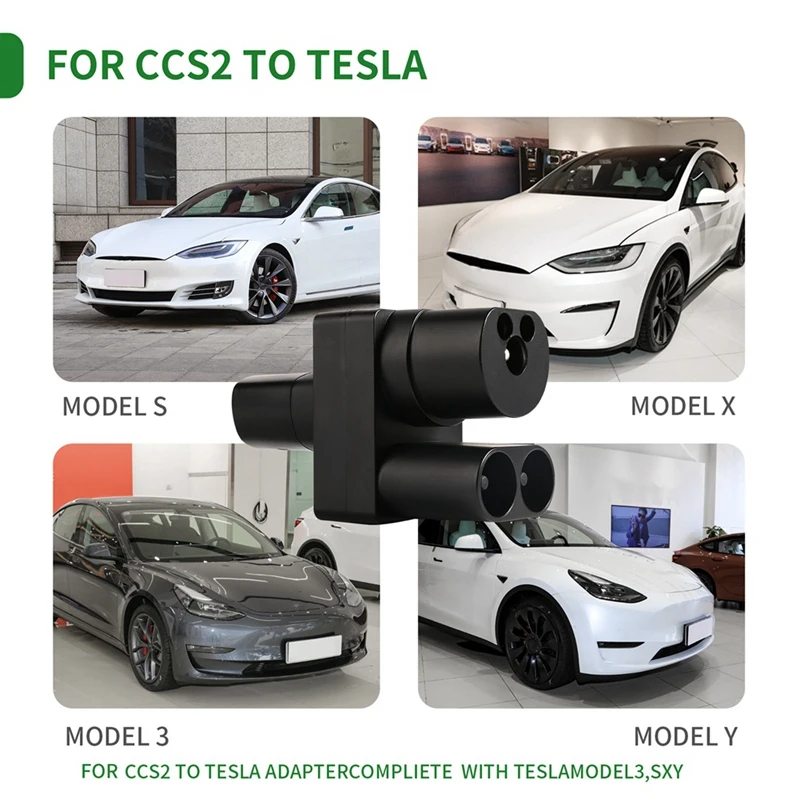 400A 1000V Electric Vehicle DC Charging Station CCS COMBO 2 To TPC Convertor CCS2 EV Charger Adapter For Tesla Model Accessories