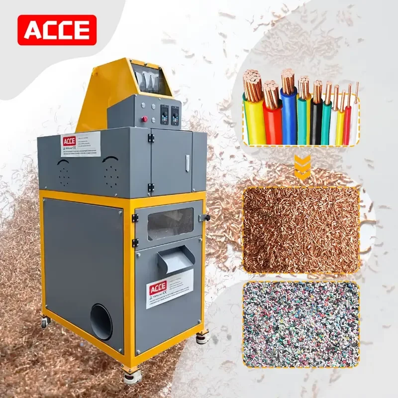 2026 Hot Cable Scrap Recycle Copper Recycling Granulator Machine on Sale C03 50-80KG/H 5.2kw
