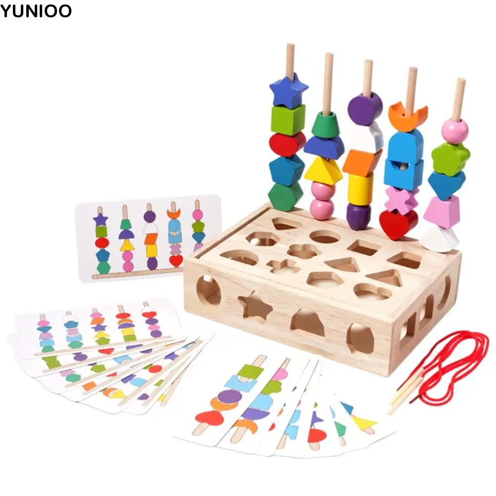 Geometric Color Shape Cognition Toys Montessori Interactive Shape Matching Board Game Logical Thinking DIY