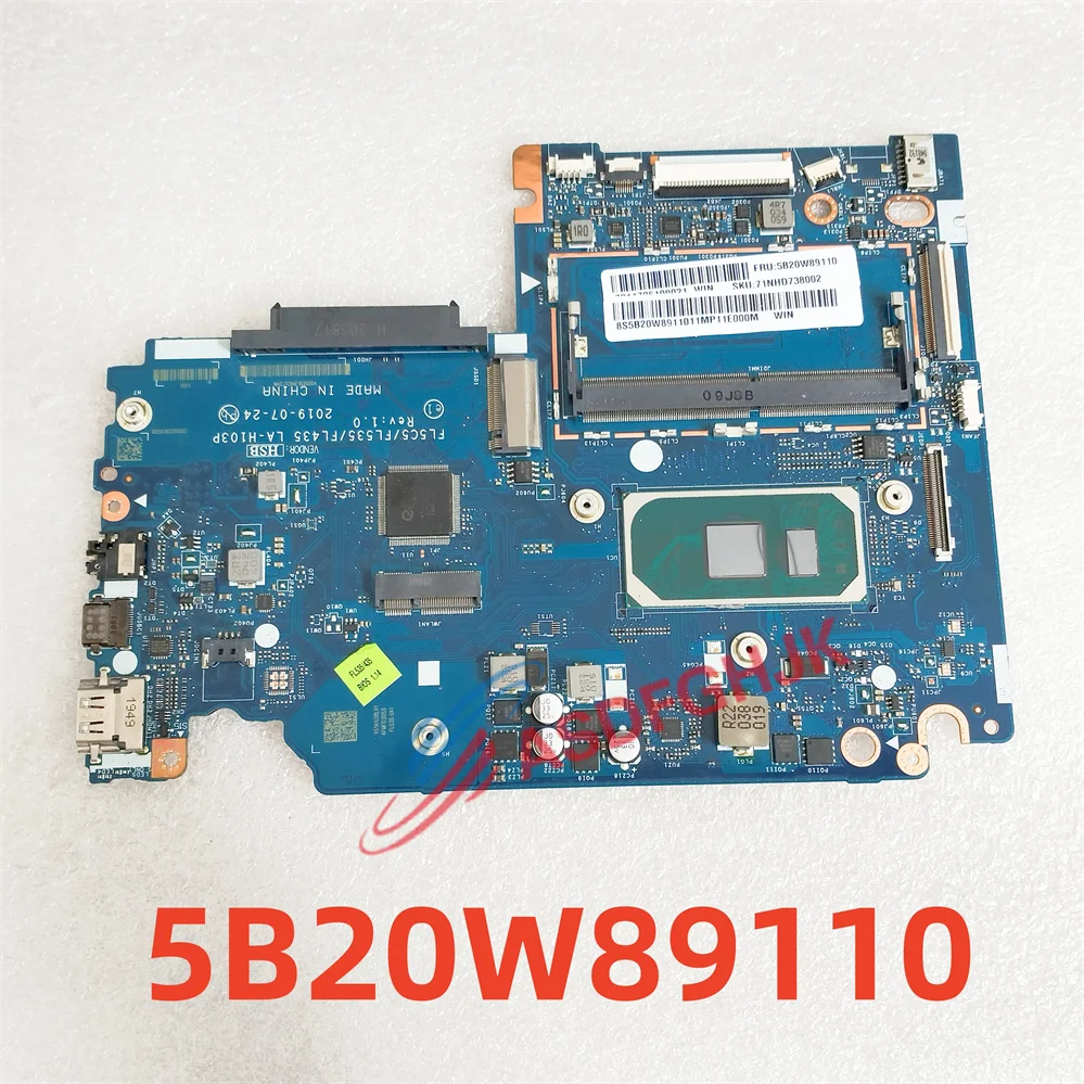

FOR Lenovo S340-15IIL Motherboard i3-1005G1 CPU 5B20W89110 LA-H103P TEST OK