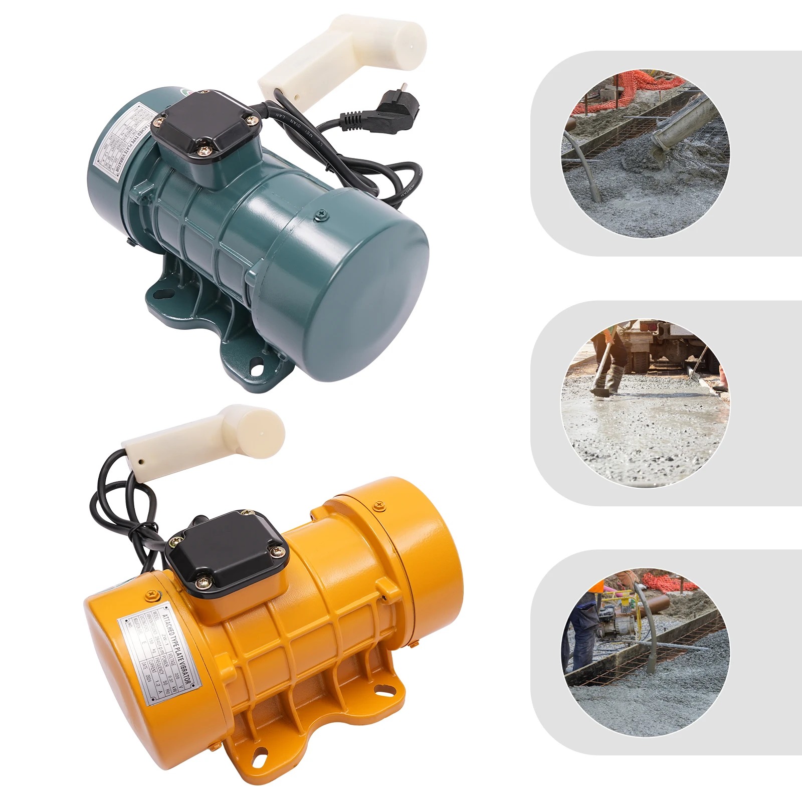 370W/550W Vibration Motor, Concrete Cement Intensive Vibrator Motor, Concrete Compressor Vibration Motor